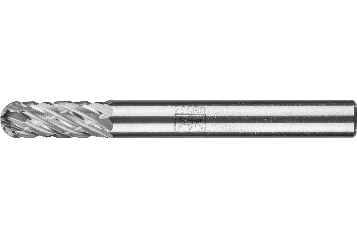 Picture of Pferd Carbide Bur SC-1 Cylindrical Radius End OMNI Double Cut 1/4" x 5/8" x 1/4" Shank